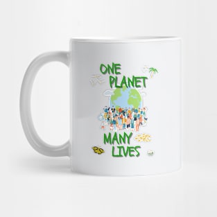 One planet, many lives Mug
